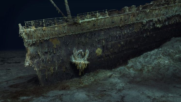 As nova imagens mostram detalhes únicos do Titanic
