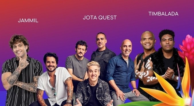 Evento vai ter shows de Jammil, Jota Quest e Timbalada