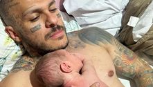 Toguro mostra primeira madrugada com o filho em casa após internação da namorada