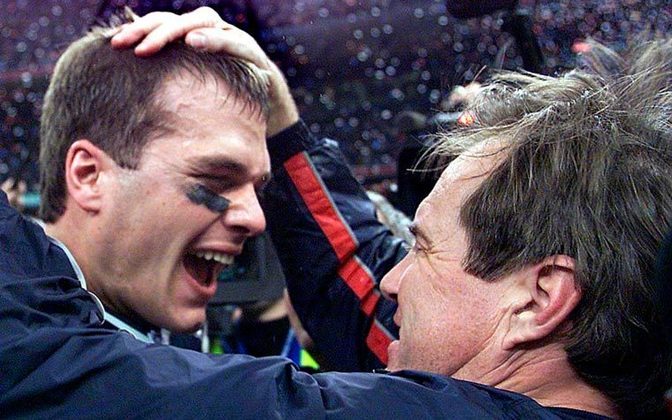 Tom Brady venceu seu primeiro Super Bowl há 19 anos. Na ocasião, passou para 145 jardas e um touchdown. Ele foi eleito o MVP da partida pela NFL.