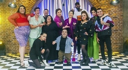 Tom Cavalcante e o elenco de “LOL: Se Rir, Já Era!”