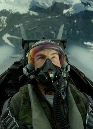Tom Cruise em cena de "Top Gun: Maverick"