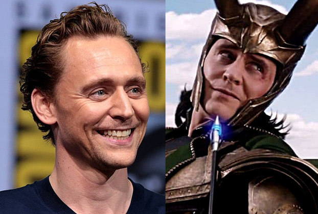 Tom Hiddleston/Loki - O ator britânico, nascido em 9/2/1981 em Londres, tem sólida carreira em teatro e cinema. Ganhou 20 kg para tentar viver Thor, mas ficou com o papel do irmão, Loki. Está em filmes do próprio Thor, dos Vingadores e do Doutor Estranho, além da série “Loki” (2021) sobre o vilão nórdico.
