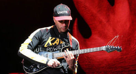 O guitarrista Tom Morello
