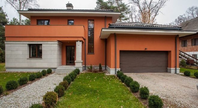 tons de laranja em cores para pinta casa