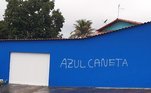 Caneta azul