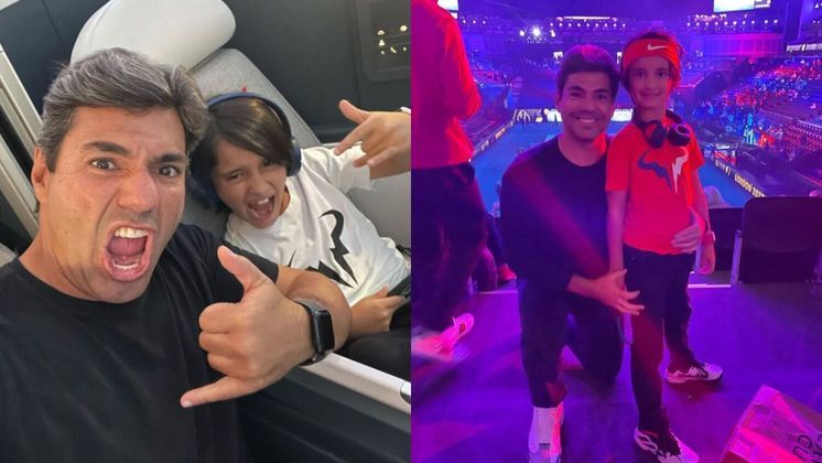 E também apareceram se divertindo na primeira viagem deles sozinhos! Os dois são super fãs de tênis e viajaram juntos para assistir à despedida do tenista Roger Federer na Laver Cup, torneio internacional do esporte
