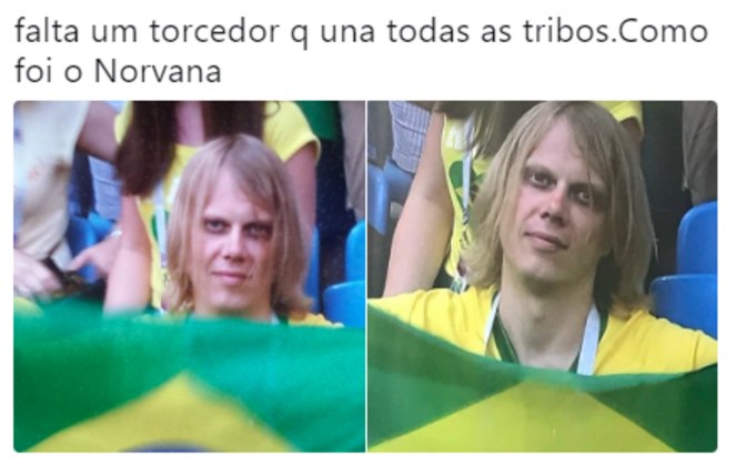 Torcedor com olhar assustador rende memes em jogo do Brasil - Fotos - R7  Copa 2018