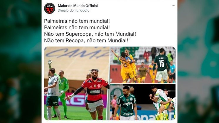 Torcedores adaptam musiquinha com provocação ao Palmeiras após título da Copinha.