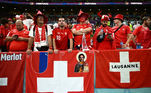 Torcedores da Suíça estão confiantes que seleção passe às quartas de final