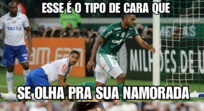 Torcedores do Palmeiras brincam após boa atuação de Borja e vitória na Libertadores