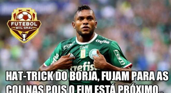 Torcedores do Palmeiras brincam após boa atuação de Borja e vitória na Libertadores