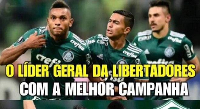 Torcedores do Palmeiras brincam após boa atuação de Borja e vitória na Libertadores