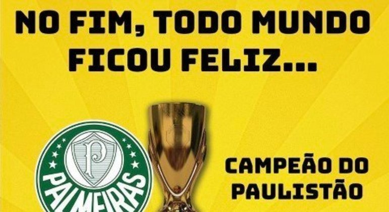 Confira os melhores memes e piadas da goleada palmeirense sobre o São Paulo  - Fotos - R7 Fora de Jogo