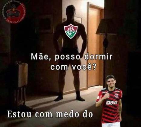 Torcedores fazem memes após vitória do Flamengo por 2 a 0 sobre o Fluminense na primeira partida da final do Campeonato Carioca.
