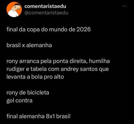 Torcedores fazem memes com lista divulgada por Ramon Menezes para o duelo entre Brasil e Marrocos