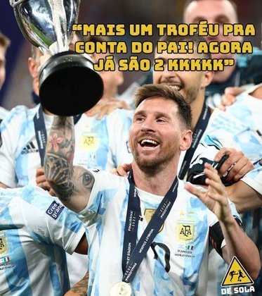 Torcedores fazem memes com título da Argentina sobre a Itália