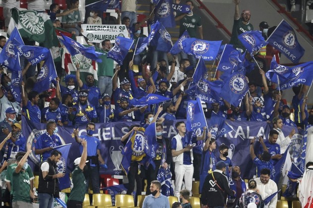 torcida Chelsea x Palmeiras, Mundial 2021,