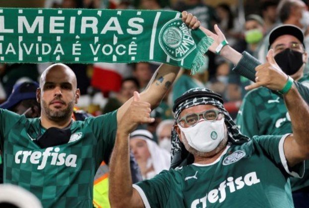 Torcida do Palmeiras em Abu Dhabi.