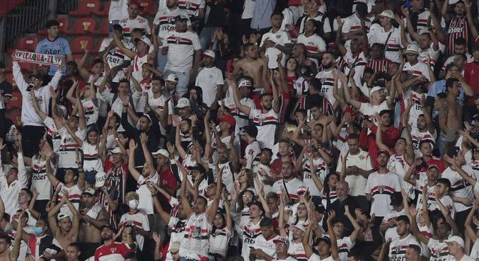 Torcida do São Paulo em partida no estádio do Morumbi