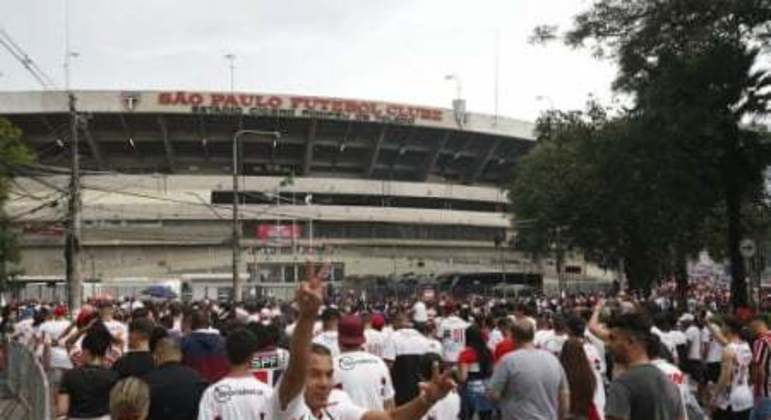 Torcida do São Paulo no Morumbi
