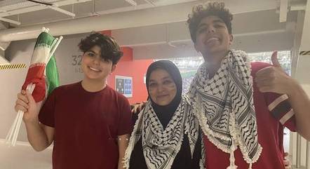 Família palestina torceu para o Irã, contra os EUA