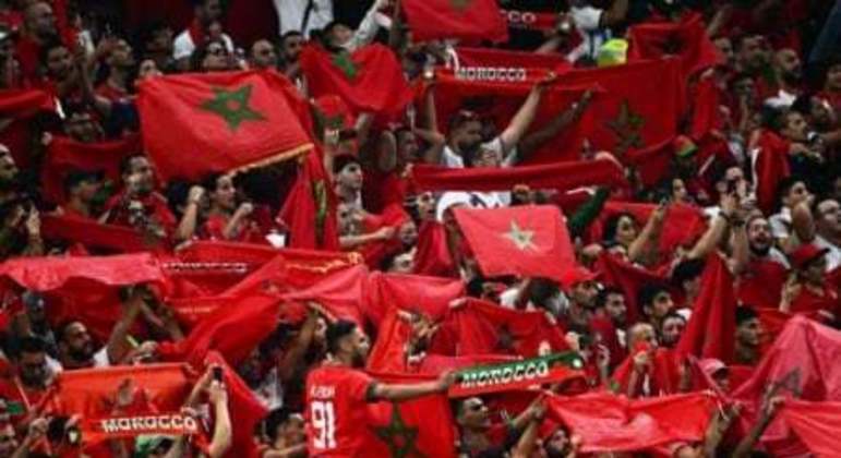 Torcida Marrocos x França Copa do Mundo