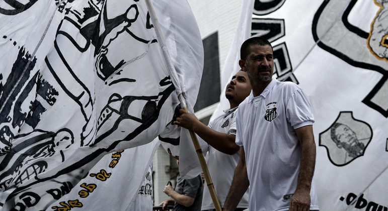 Torcedores do Santos estão incomodado com a situação do time 