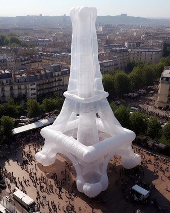 Torre Eiffel, monumento, inflável