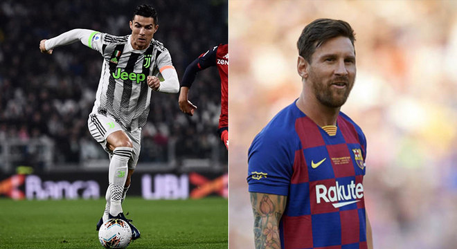 TOTAL - Cristiano Ronaldo: 838 jogos oficiais e 626 gols x Messi: 718 jogos oficiais e 627 gols