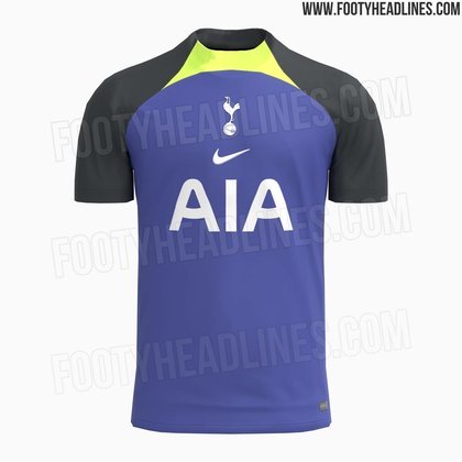 Tottenham: camisa 2 (vazada na internet) / fornecedora: Nike