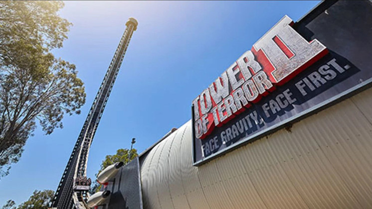 Tower of Terror (Torre do Terror) - Austrália - Fica no Dreamworld Theme Park em Queensland. 