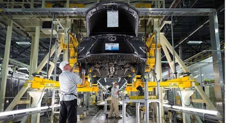 Produção da Toyota no Kentucky