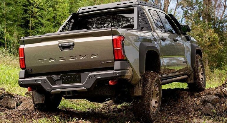 Toyota Tacoma utiliza a plataforma TNGA-F