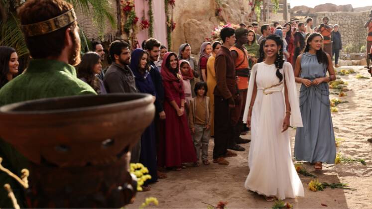 Os personagens se casaram em uma bela cerimônia em Hebrom e, assim, Maaca se tornou a terceira esposa do futuro rei de Israel 