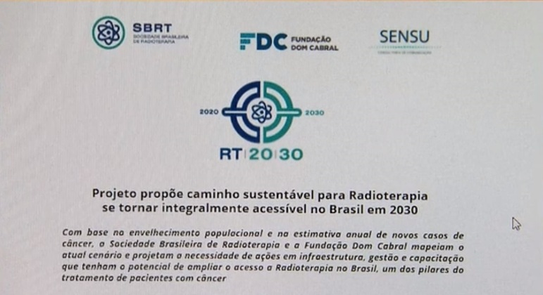 Trecho de estudo que aponta risco de "apagão" no tratamento do câncer