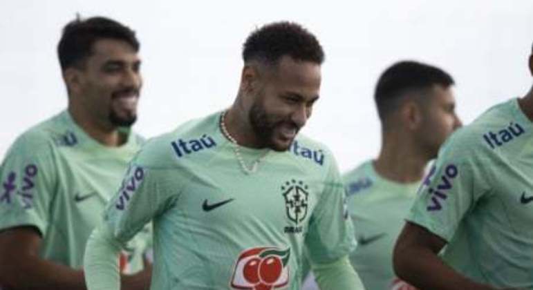 Treino da Seleção Brasileira em Le Havre - 19/09/2022 - Neymar