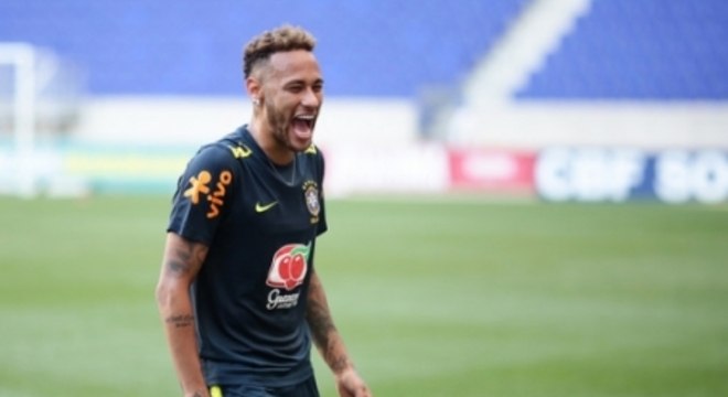 Treino da seleÃ§Ã£o brasileira - Neymar