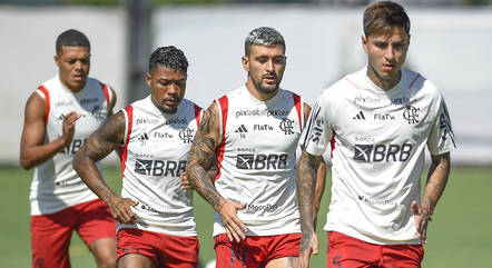 Treino do Flamengo nesta segunda-feira (1º)