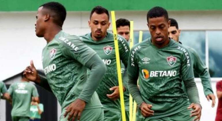 Treino do Fluminense - Arias, Keno e Lima