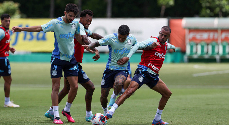 Palmeiras finalizou a preparação neste sábado (25)