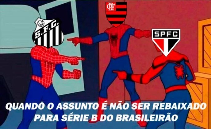Três clubes brasileiros ainda tiram onda por nunca terem caído para a Série B: Flamengo, Santos e São Paulo.