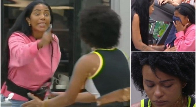 Janielle e Nati perderam a linha e discutiram feio