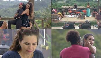 Relembre a reunião de condomínio convocada por Luiza Ambiel  (Reprodução/Record TV)