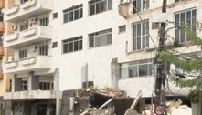 Ao menos 13 sacadas de prédio desabam em Belém, no Pará