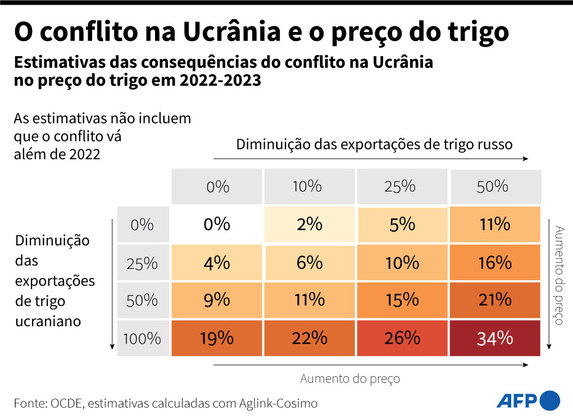 A professora de relações internacionais da ESPM Denilde Holzhacker explica que a Rússia é uma grande fornecedora de fertilizantes para o Brasil. Com as sanções ocidentais, esse fator também aumentou os preços dos alimentos