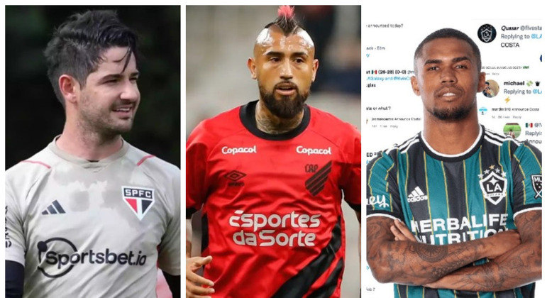 Alexandre Pato, Arturo Vidal e Douglas Costa são três nomes livres no mercado