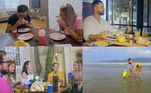 E chegou o momento relax! Como tudo estava fluindo bem, Andréia levou a família Spani para curtir o dia ensolarado na praia, depois um almoço regado a churrasco e saidinha com Diego durante a noite!No lar da família Nahim também teve festa! O cantor preparou um churrascão com amigos e toda a família de Andréia. Assim, Hellen pôde conhecer todo mundo e até fez a mãe da empresária dançar