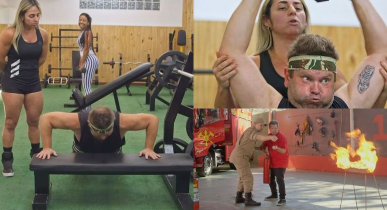 Repórter passa 10 dias treinando para reality show e perde 5 kg