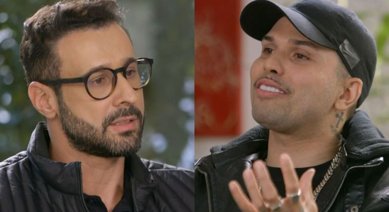 Túlio e MC Marks comentaram o que perceberam nas famílias um do outro por uma semana